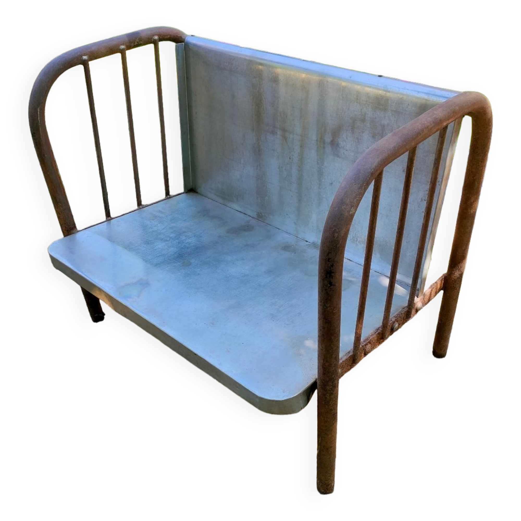 Banquette industrielle métal