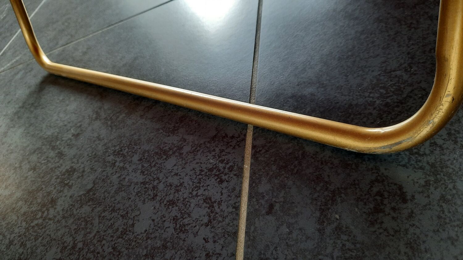 Vintage foldable camping camp bed