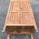 Vintage wardrobe with compass feet in beech