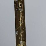 Large 50 cm high single-flower vase signed Arion