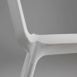 21th Century elegant white design chair, Belgium