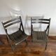 Lot de 2 chaises pliantes anciennes