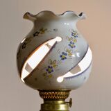Lampe artisanale en faïence du Moustiers