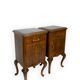 Tables de chevet italiennes en noyer, années 1930/1940