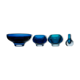 Verre Sommerso par Mona Morales, années 1960, ensemble de 4.