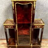 Display cabinet – Parisian cabinet in Louis XVI / Neoclassical style / mahogany / 19th century