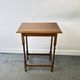 Antique Edwardian Oak Barley Twist Petite Occasional Side Table 1900s-1920s