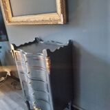 Small grey dresser patinated Louis XV style