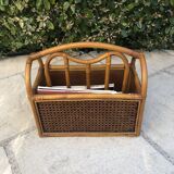Bamboo and canning magazine holder