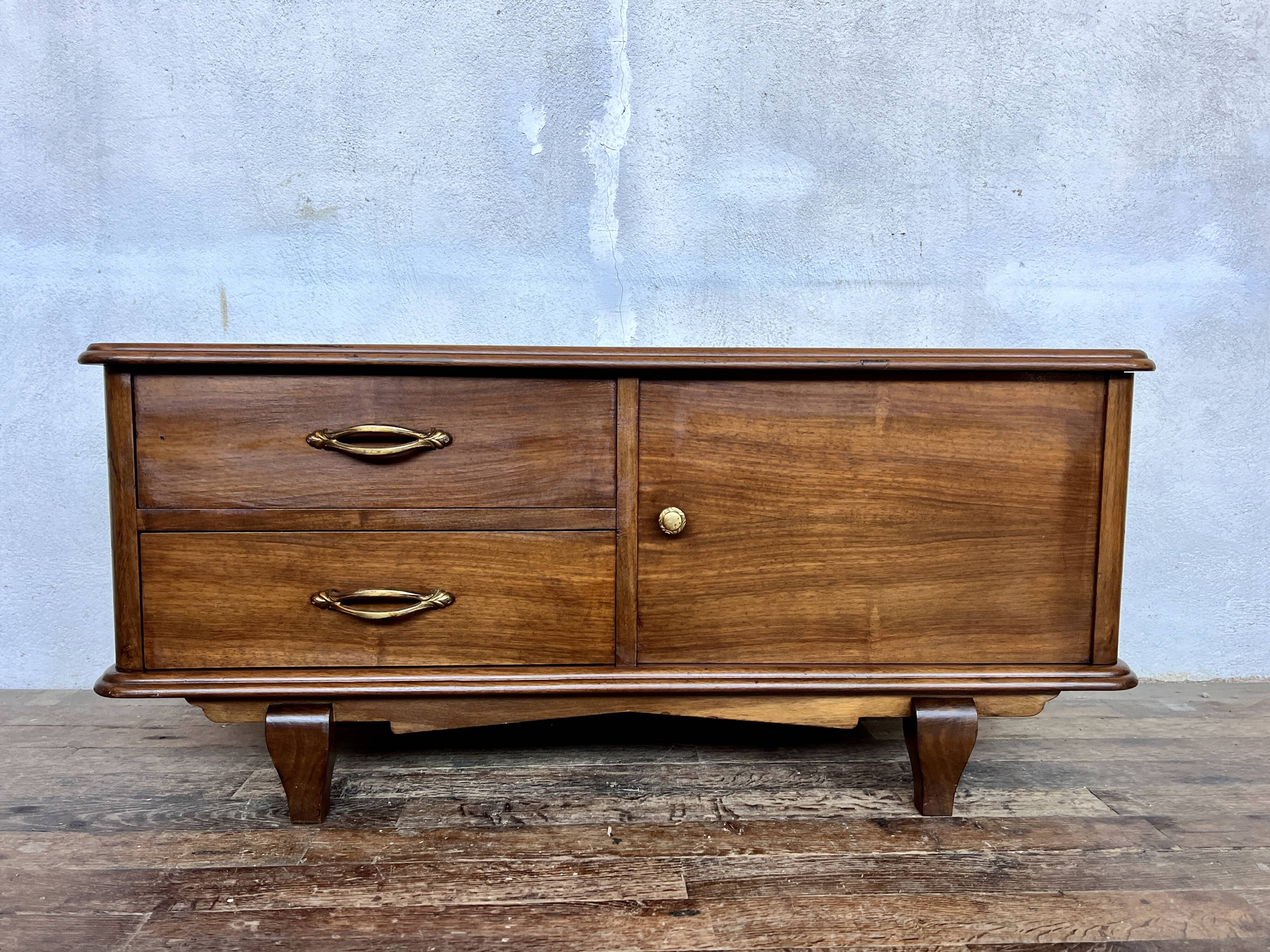 Meuble tv enfilade vintage 1950