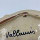 Plate, signed, Vallauris, handmade, French, decoration, lav.