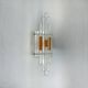 Vintage Handmade Glass 70s Poliarte Sconce ‘Linea’ byAlbano Poli