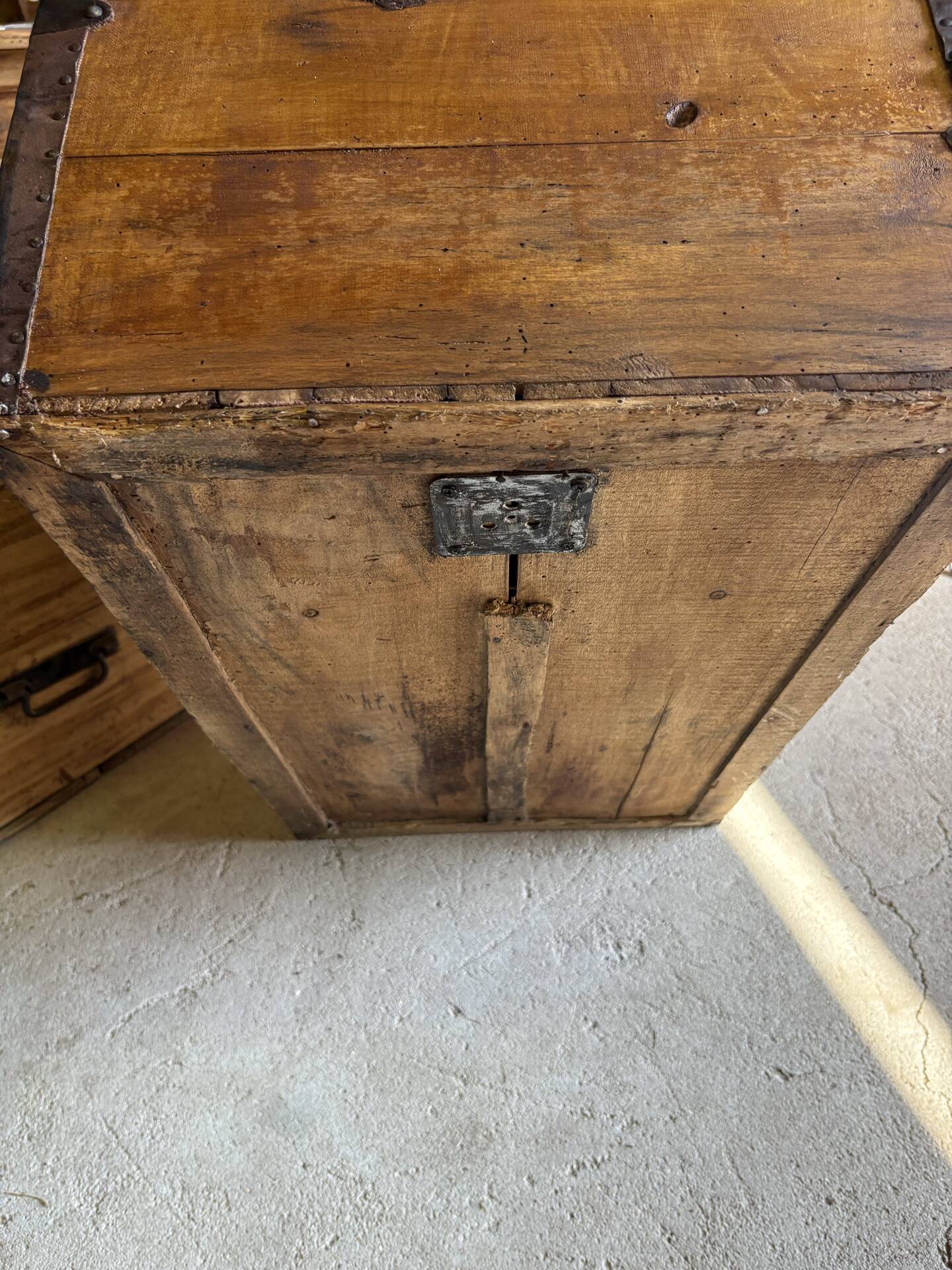 Antique wooden barrel