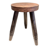 Brutalist tripod stool cottage farmhouse