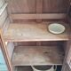 Antique Parisian glass cabinet - bonnet-maker type