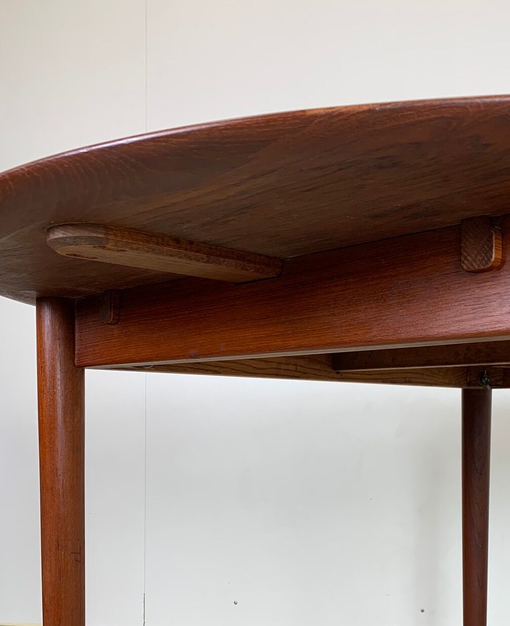 Danish teak dining table by peter Hvidt & Orla Molgaard-nielsen, 1960, model 311, edition Soborg