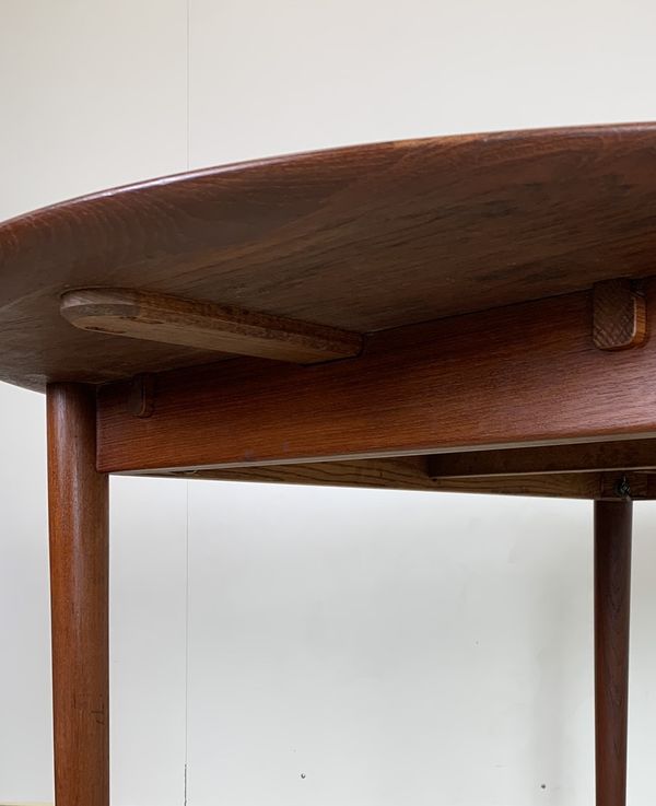 Table à manger danoise en teck par peter Hvidt & Orla Molgaard-Nielsen, modèle 311, édité par Soborg 1960
