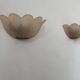 Pair of vintage wall lights, pink sandblasted glass, France 1970