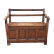 Wooden box bench