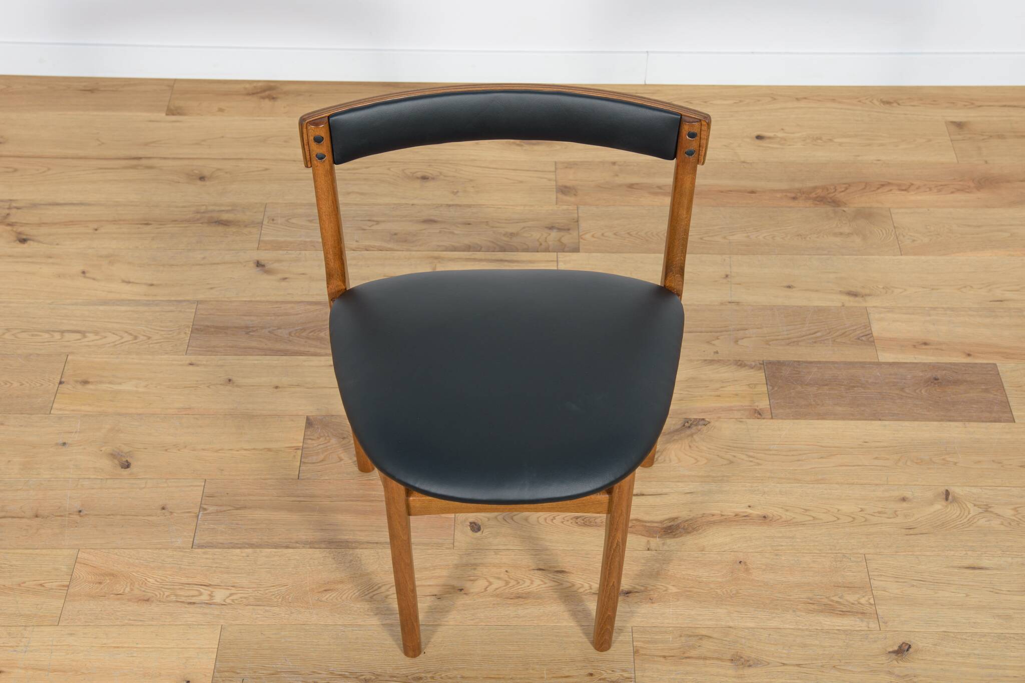 Mid century round extendable dining table and chairs from mcintosh, 1960s, set of 5