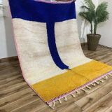 Handmade traditional Beni Ourain rug, size 140 x 260 cm.