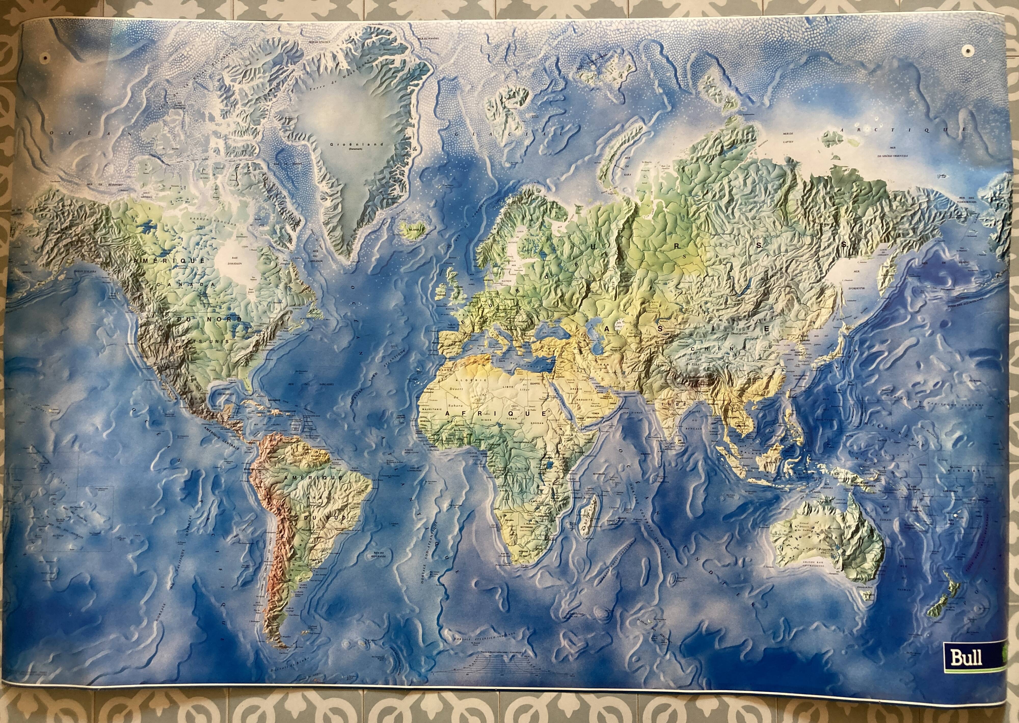 Vintage Map: USSR Yugoslavia Czechoslovakia