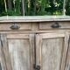 Renovated vintage Parisian buffet in solid wood from the 1940s.