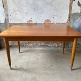 Scandinavian extendable table in teak 1950s