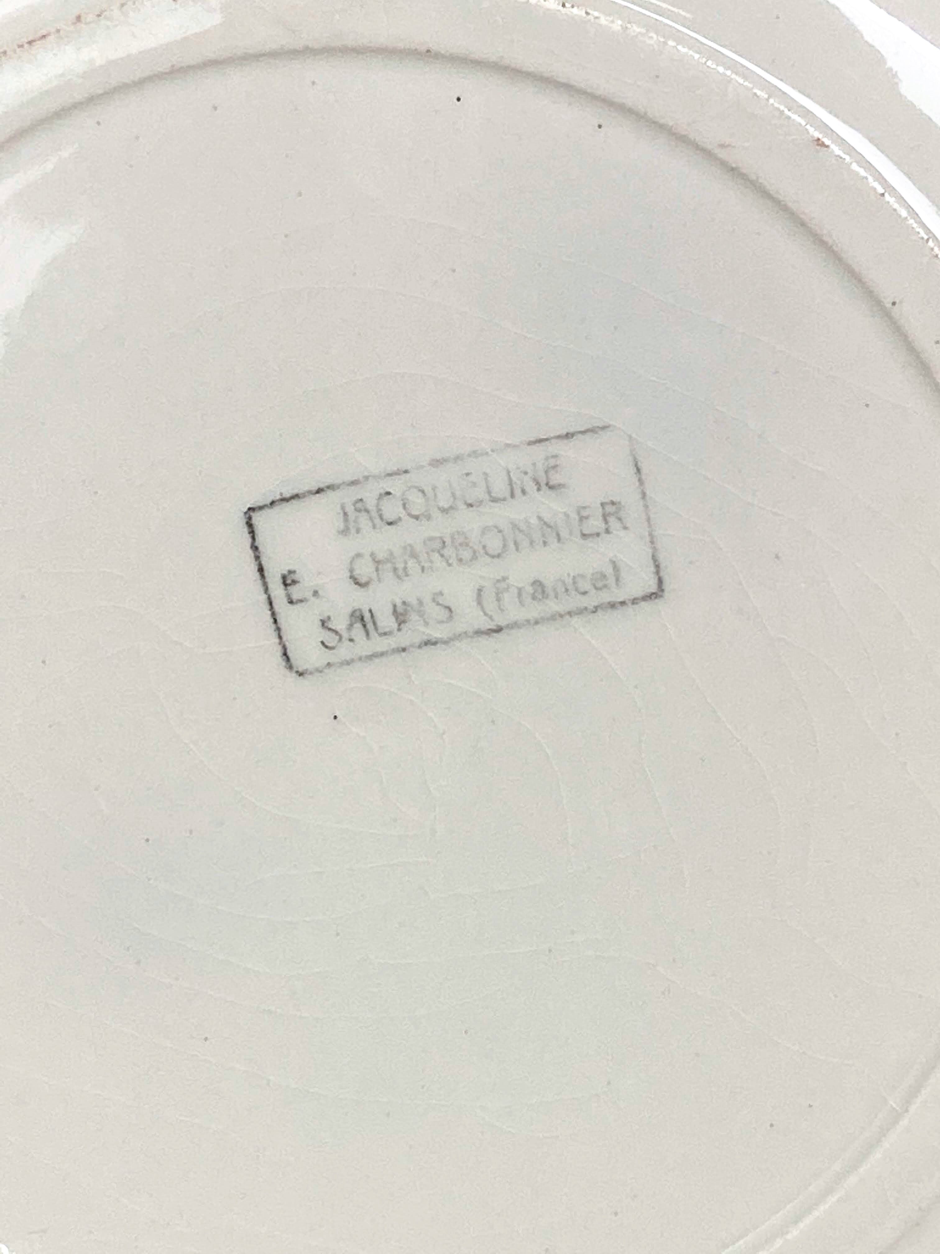 E.Charbonnier Salins Plate