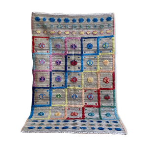 Tapis berbère multicolore