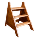 Closed staircase from the mid-20th century, mortise joints