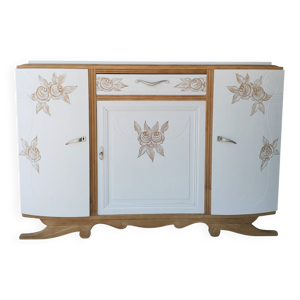 buffet art deco blanc