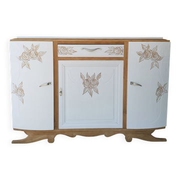 White Art Deco sideboard