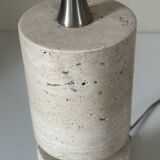 Vintage travertine lamp design 60s 70s