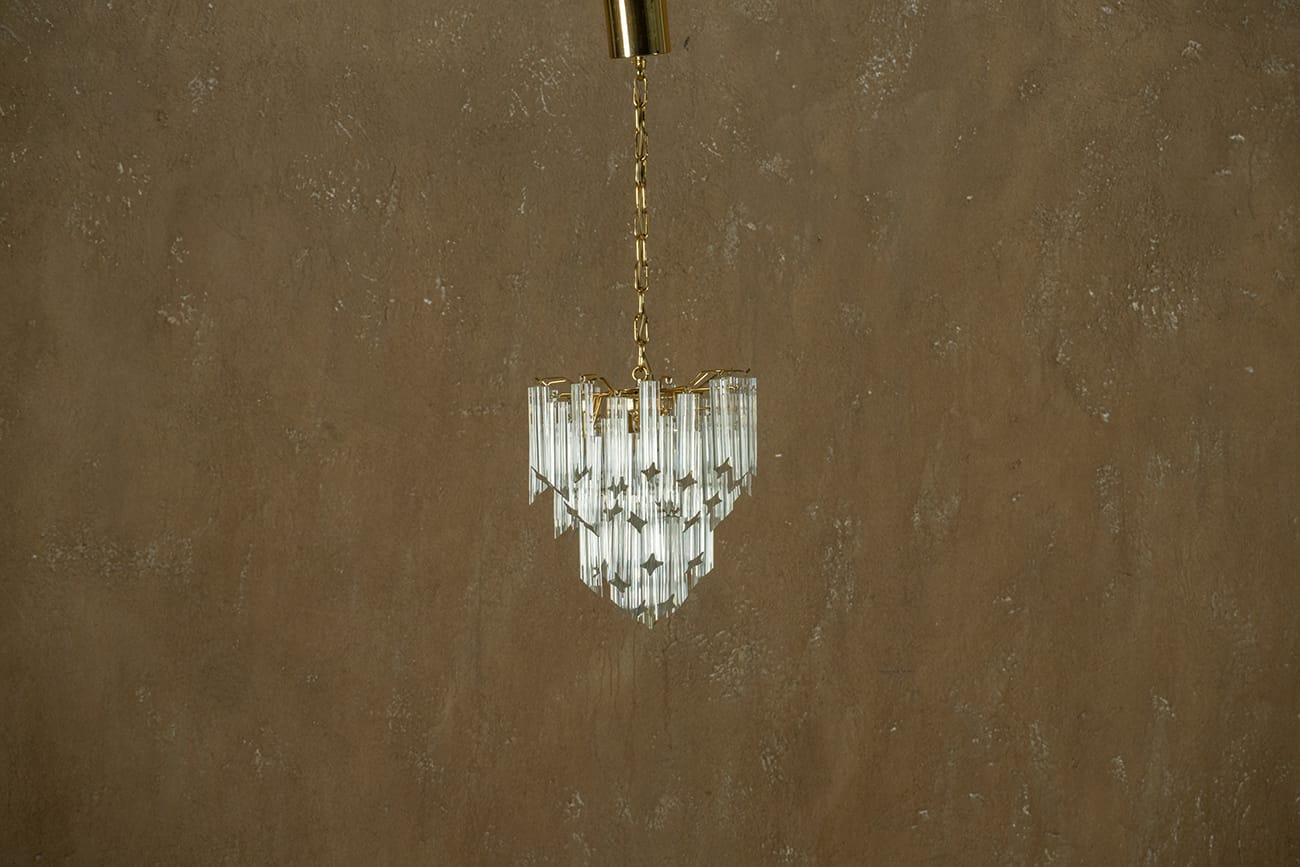 Venini Murano chandelier, Italy 1970s
