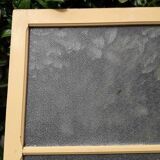 Pair of antique translucent glass sliding doors