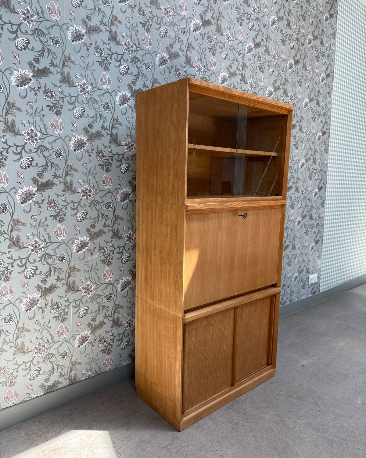 60s-70s oak secretary desk (renovated)