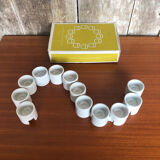 12 old candlesticks ikea design ehlen johansson white ceramic + box