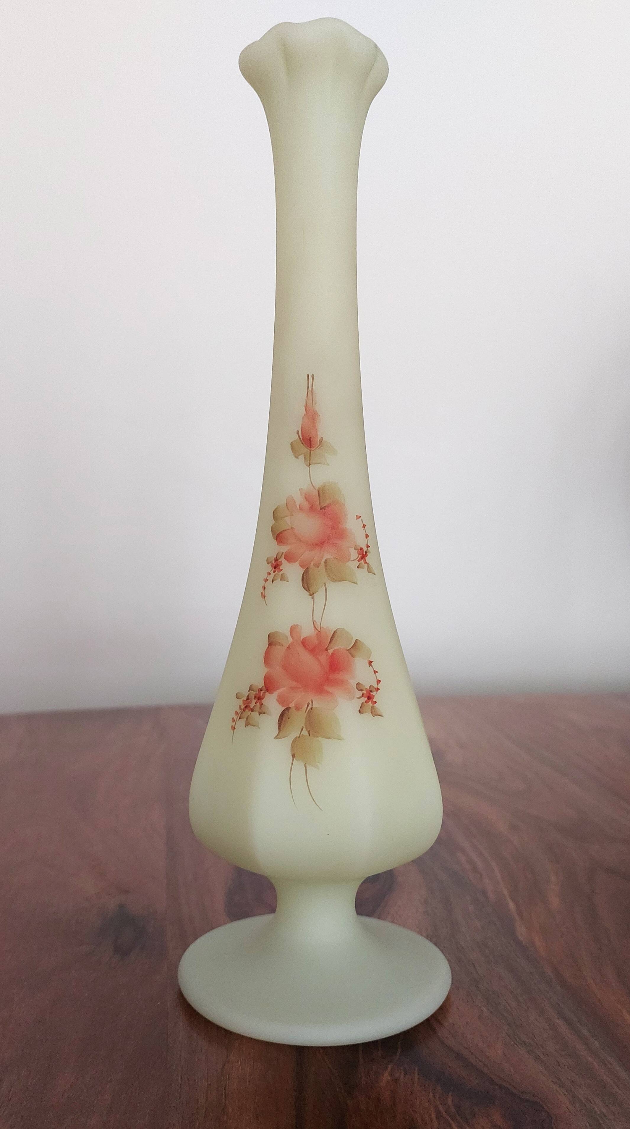 Soliflore vintage peint à la main