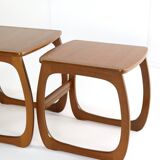 Set of 3 nesting tables nest of tables Nathan 'Hyde' vintage