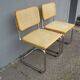 Pair of Cesca B32 Marcel Breuer chairs