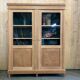 Vitrine vintage chêne démontable