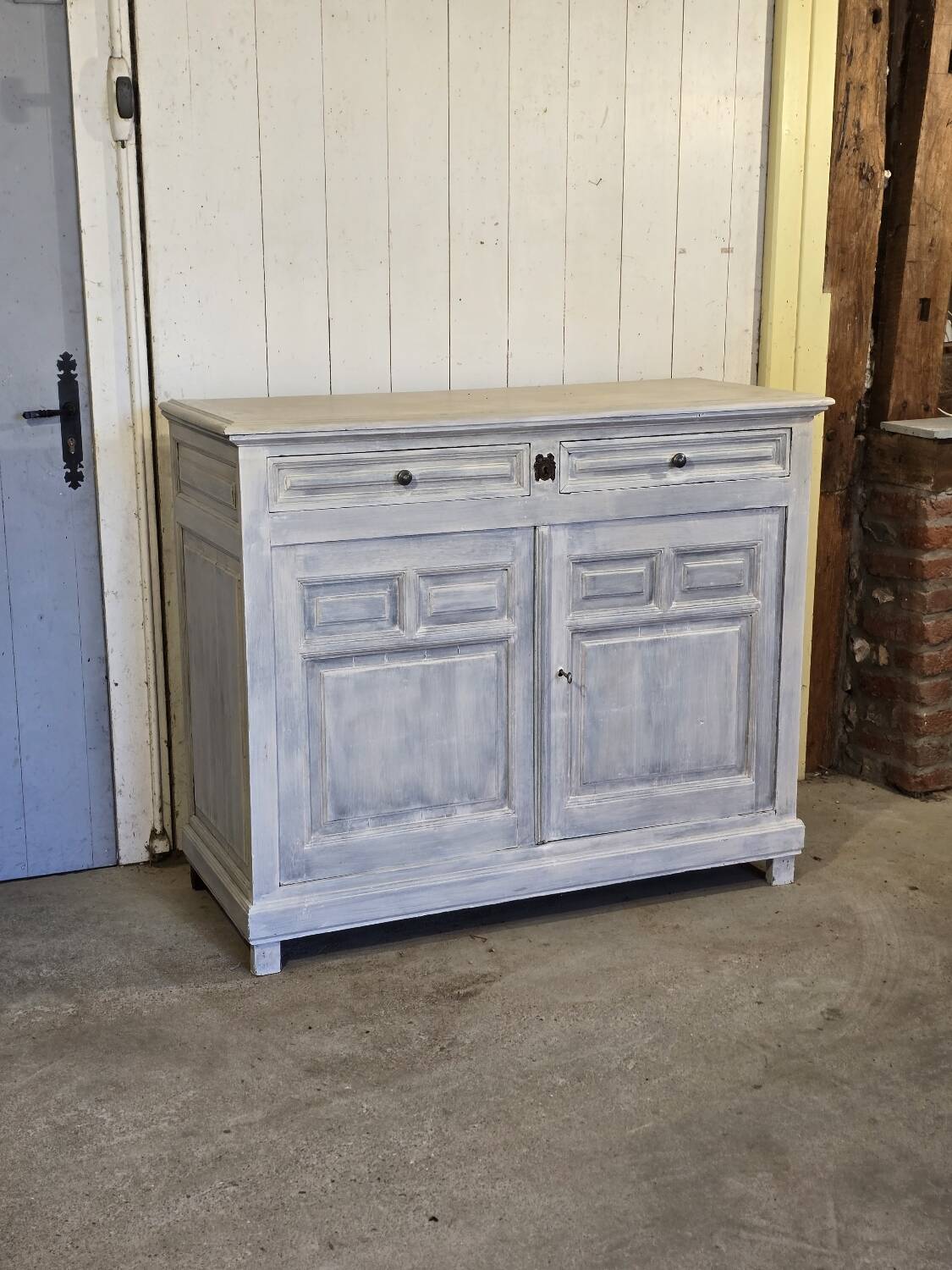 Louis Philippe style 2-door, 2-drawer sideboard