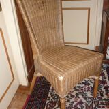 Pair of 2 rattan chairs