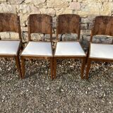 4 art deco chairs