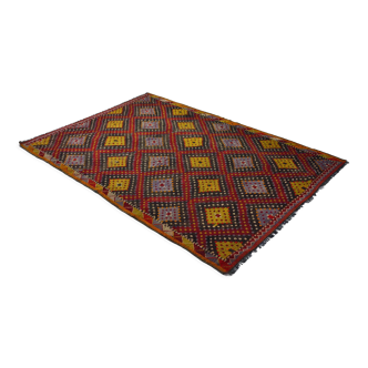 Tapis kilim artisanal anatolien 272 cm x 191 cm