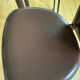 4 chaises haut dossier en cuir marron Cattelan Italia