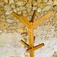 Vintage floor-standing coat rack, circa 1970s