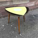 vintage cocktail coffee table design 1960 Scandinavian tripod