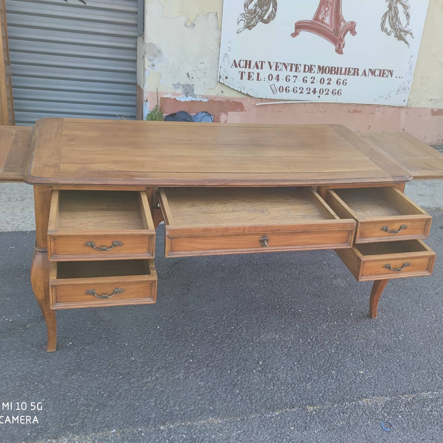 Large Louis XV style office in solid cherry